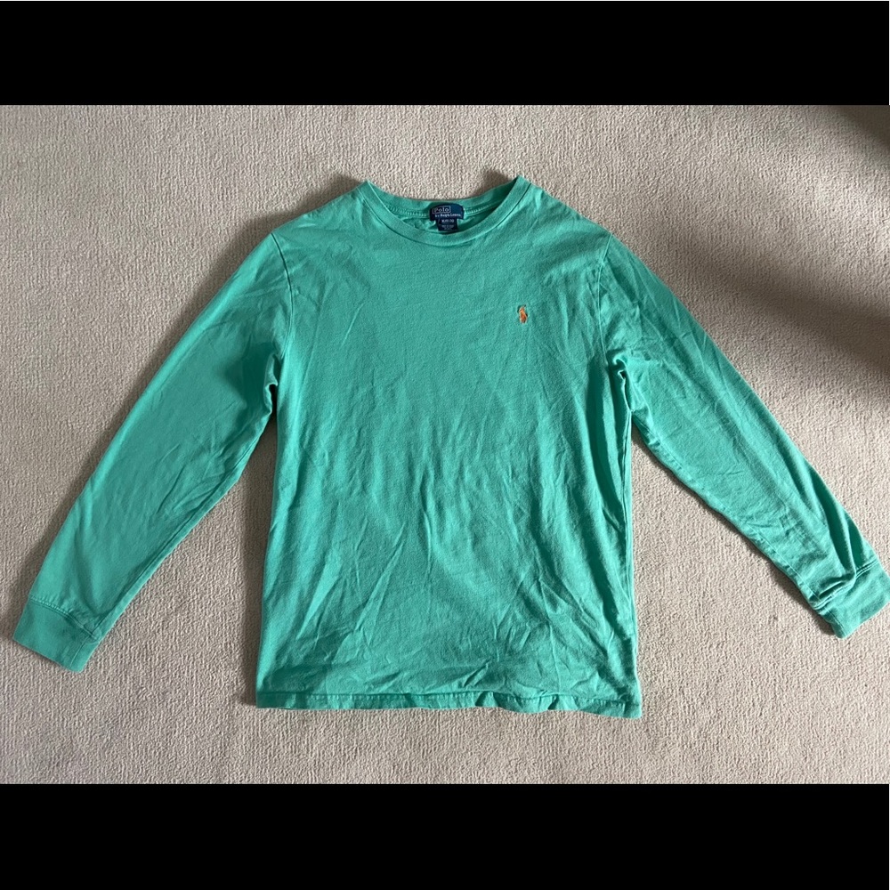 Ralph Lauren Turquoise Long Sleeve Shirt